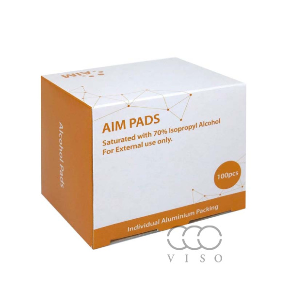 韓國品牌 Aimbio 消毒棉片 70% 異丙醇 1盒 100片