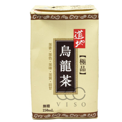道地 烏龍茶 紙包裝 250 ML