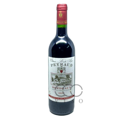 PEYRAUD Bordeaux 2007 12.5% 750 ML