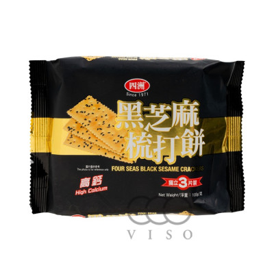 四洲梳打餅(黑芝麻)100g