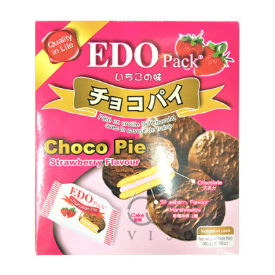 EDO 朱古力批 士多啤梨味 300g