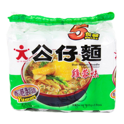 公仔麵 (五包裝) 雞蓉
