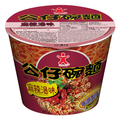 公仔碗麵 麻辣湯味 113G