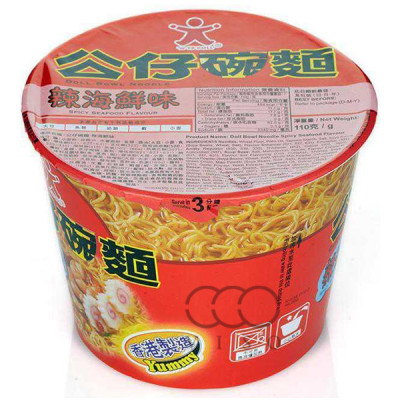 公仔碗麵 辣海鮮味 111G