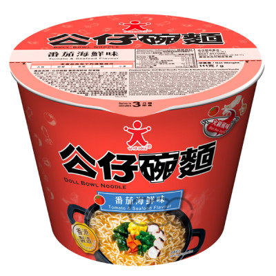 公仔碗麵 蕃茄海鮮味 111G