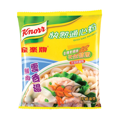家樂牌 快熟通心粉 雲吞湯 80G